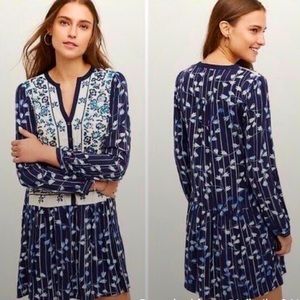 Anthropologie Tiny Semele Shirt Dress Tunic